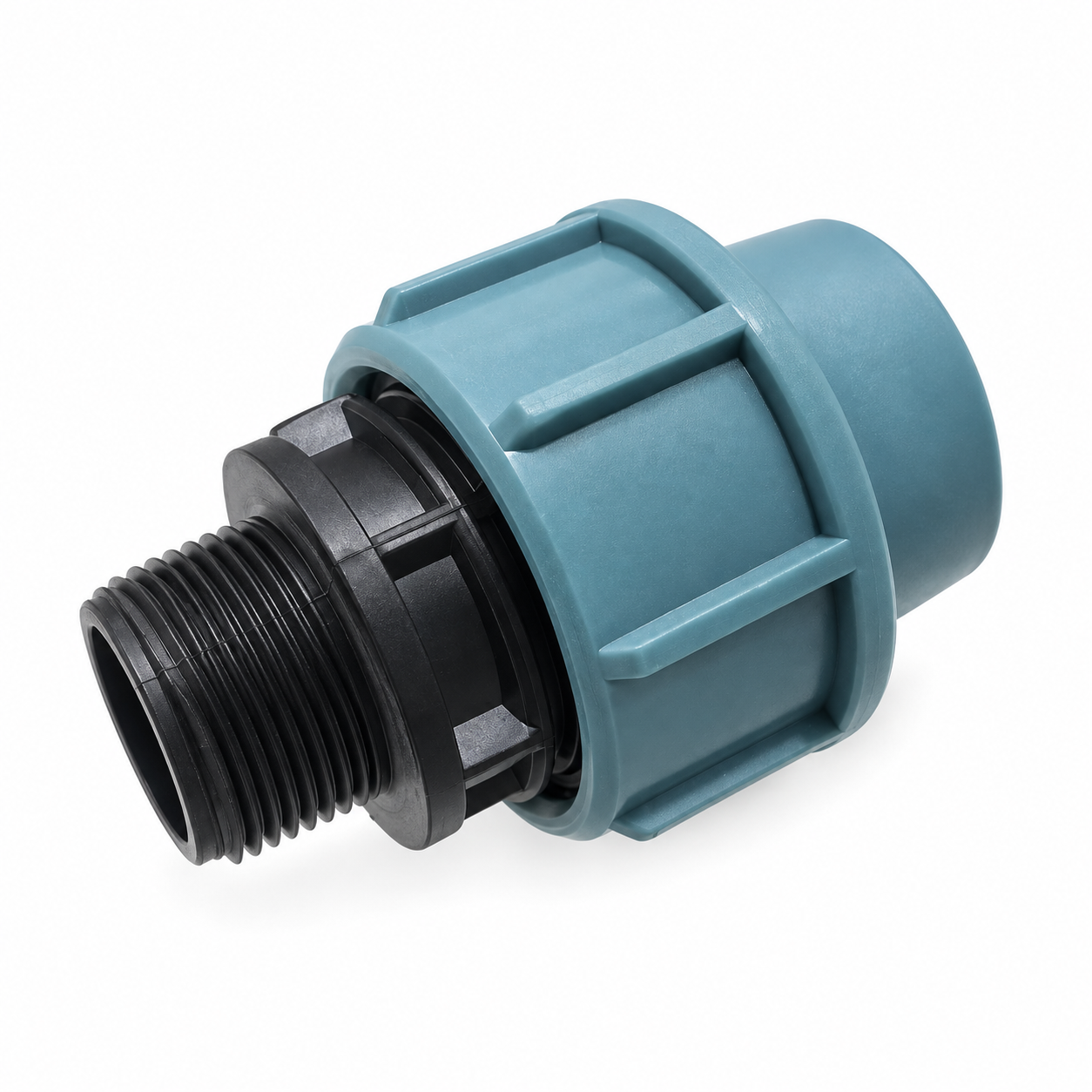 PP COMPRESSION MALE ADAPTOR 110 MM X 110 MM